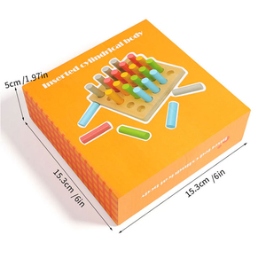 Montessori giáo dục bằng gỗ cảm giác đồ chơi màu sắc vui phù hợp với Hội Đồng Quản trị mẫu giáo hỗ trợ giảng dạy đồ chơi cho trẻ em - Product Image 6