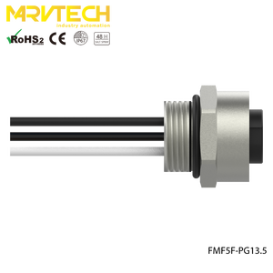 Conector de Cable de Video Orca M12 de 4 Pines, Hembra, para Automoción, IP67, Montaje Frontal de 7/8 Pulgadas, Modelo Directo de Fábrica Marvtech - Product Image 3