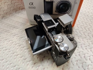 Máy ảnh <span class=keywords><strong>DSLR</strong></span> kỹ thuật số chuyên nghiệp Sony A6000 với ống kính E16-50, mới 95%, giá cả phải chăng, cảm biến CMOS, tương thích thẻ nhớ <span class=keywords><strong>SD</strong></span> - Product Image 4