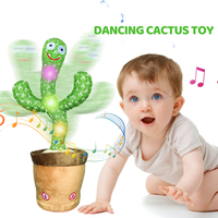 Jouet Cactus Dansant Électrique Magique Parlant, Jouets Éducatifs Chantants pour Enfants, Jouets de Fête pour Enfants