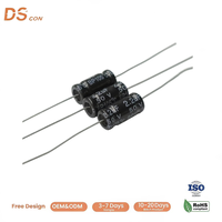 Condensador Bipolar Directo de Fábrica 50V 2.2uF 8x16mm Axial No Polarizado Estable para Crossover de Audio y Kits de Altavoces DIY