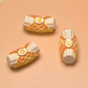 บ้านตุ๊กตา<span class=keywords><strong>จิ๋ว</strong></span>100ชิ้นของเล่นขนมปังอาหารเรซินเค้กขนาดเล็กของเล่นรูปอาหารรูปแบบการตกแต่งภูมิทัศน์สำหรับงานฝีมือแบบทำมือ - Product Image 3