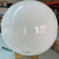 Fabricant professionnel acrylique grand dôme ovale en plastique