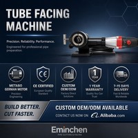 Machine à chanfreiner les tuyaux de grand diamètre Eminchen ACM450 1300KW 220V, équipement portable de façonnage des extrémités de tubes de chaudière pour centrales électriques