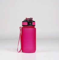 Bouteille d'eau pour enfants de 500 ml avec paille, sans BPA, anti-fuite, adaptée aux garçons et aux filles