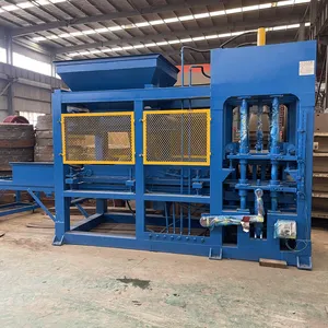 full automatic concrete cement paving stock block brick making machinery machine in middle east