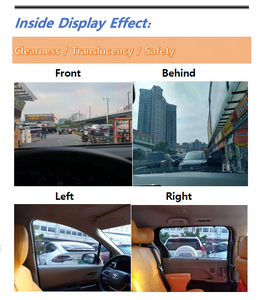 <span class=keywords><strong>Film</strong></span> teinté pour vitres de voiture en PVC teinté 1% VLT ultra foncé 1 plis 5 pièces 50cm X 3m Rouleau Anti-UV Réduction de la chaleur Anti-explosion Confidentialité - Product Image 4