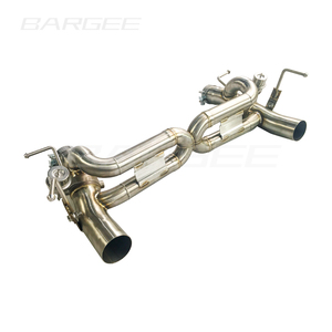 Bargee Valvetronic 3 ''full Turbo Catback scarico per <span class=keywords><strong>Ferrari</strong></span> <span class=keywords><strong>488</strong></span> 3.9T 2015 lega di titanio auto Catback scarico Downpipe Kit - Product Image 4