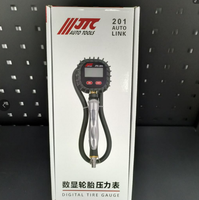JTC-201 haute précision électronique affichage numérique jauge de pression des pneus ABS gonflage dégonflé métal poignée détecteur voiture vélo