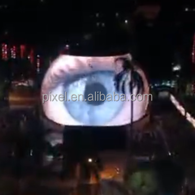 Ip67 Led Screen Outdoor Mesh High Brightness Outdoor Led Mesh Screen for Sphere Lighting