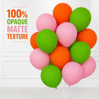 Ballons en latex de haute qualité, ronds, de 12 pouces, couleurs assorties (blanc, rouge, bleu, vert et jaune), décoration de fête d'anniversaire, arc-en-ciel