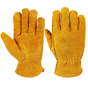 Gants de sécurité en cuir certifiés EN388, en daim de vachette, résistants à la chaleur, pour barbecue et four, antidérapants, épaisseur 3-8 MIL - Product Image 4