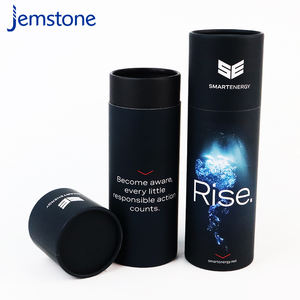 Tubos de papel artesanales redondos de cartón con logotipo impreso de tamaño personalizado con impresión personalizada - Product Image 1