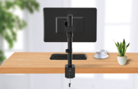 Support de moniteur réglable pour un seul moniteur, support de bureau