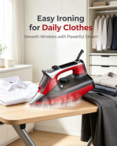 <span class=keywords><strong>Ferro</strong></span> da Stiro <span class=keywords><strong>a</strong></span> Vapore Elettrico Anbolife 2200-3000W, Serbatoio Acqua 430ml, Vapore Potente Continuo e <span class=keywords><strong>a</strong></span> Impulsi, Funzione Auto-Pulente, OEM - Product Image 5