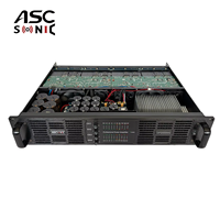 DP20000Q Yüksek Güçlü 4 Kanallı 20000W Touring Ses Güç Amplifikatörü Subwoofer Ses Sistemi için