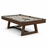 Table de billard moderne en bois massif de 7 pieds et 8 pieds pour salle de jeux à domicile, OEM ODM Vente en gros
