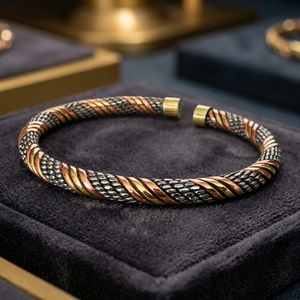 Bracelet magnétique en cuivre à motif croix chrétienne, best-seller, nouveau design incroyable, bracelet magnétique à fermoir classique, top des ventes - Product Image 3