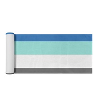 Chemin de table en polyester à motif personnalisé Gay Fraysexual, idéal pour les fêtes spéciales et la mise en valeur des tables intérieures domestiques