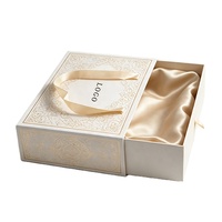 Emballage de produit personnalisé OEM avec tiroir coulissant ouvert, boîte noire de luxe avec insert en mousse