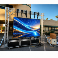 Écran LED de location P3.91 4m x 3m, ensemble complet avec flight case, certifié CE RoHS FCC pour la production scénique de mariages