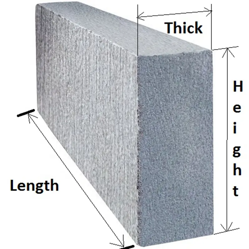 Precast Light น้ำหนักคอนกรีตผนังแผง AAC บล็อกฟิลิปปินส์