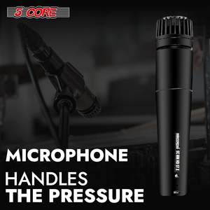 Micrófono de Mano Dinámico Cardioide de 5 Núcleos con Conector XLR para Cantar Karaoke, Uso Profesional de Audio - Product Image 5