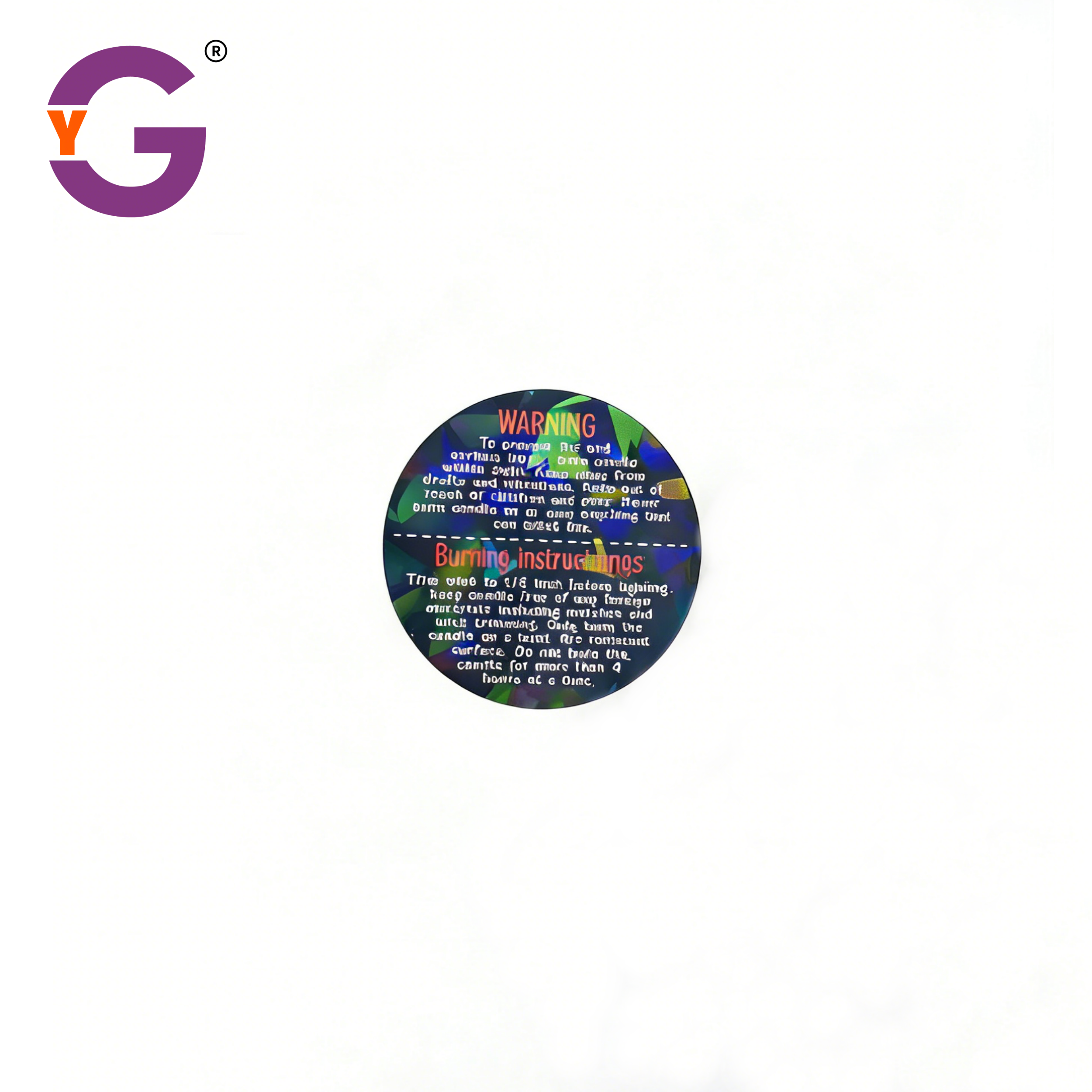 Shattered Glass Holographic Film