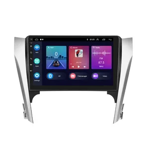 2Din 10.1 "אנדרואיד 12 CarPlay אנדרואיד אוטומטי רכב רדיו עבור טויוטה קאמרי 2012-2014 סטריאו לרכב GPS WIFI BT FM Hifi EQ RDS