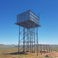 Overhead Steel Water Tank, Steel Structure