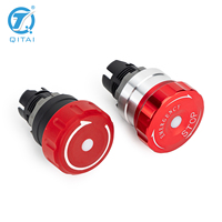 Boutons d'arrêt d'urgence personnalisés de haute qualité avec voyants lumineux 25A 22mm pour montage sur panneau en métal ou plastique
