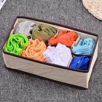 Boîtes de rangement sous-vêtements diviseur tiroir couvercle placard organisateur Ropa intérieur organisateur pour cravates chaussettes shorts soutien-gorge