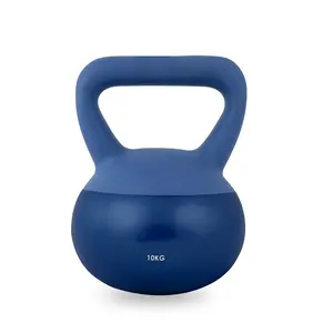 Kettlebell ทรายเหล็กพีวีซีแบบพกพา,อุปกรณ์สำหรับฟิตเนสและสร้างร่างกายยกน้ำหนักให้นุ่ม