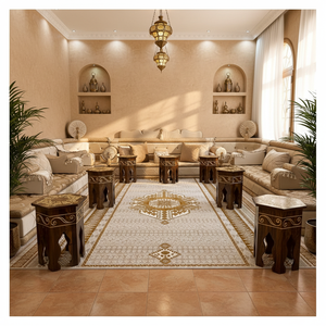 Sofá tradicional marroquí Majlis, diseño árabe moderno para muebles de sala de estar, Maghribi Majles Arabia - Product Image 3