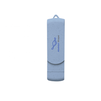 16GB c-tipe OTG USB 2.0 Disk ramah lingkungan 360 kayu berputar garansi 2 tahun purna jual