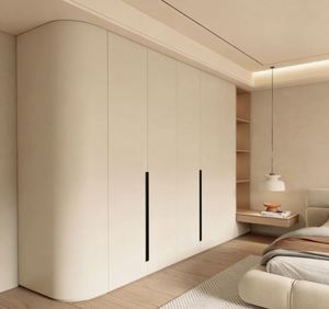 Armario Independiente Moderno y Minimalista Personalizado BALOM, Diseño sin Manijas, Puerta con Bisagras, Función de Cierre Suave, para Sala de Estar - Product Image 1