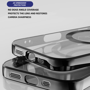 Custodia <span class=keywords><strong>Trasparente</strong></span> Magnetica Wireless NFC Antiurto in <span class=keywords><strong>Silicone</strong></span> per <span class=keywords><strong>iPhone</strong></span> 17 15 Pro Max 14 12 <span class=keywords><strong>13</strong></span> 16 Plus - Product Image 4