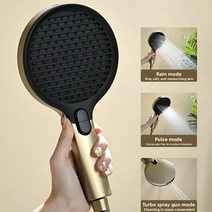 Ensemble <span class=keywords><strong>de</strong></span> douche mural au design moderne et épuré, finition chromée brossée, avec barre coulissante, sans douchette supérieure, pour projets hôteliers et petits appartements, avec mitigeur à <span class=keywords><strong>bouton</strong></span> - Product Image 5