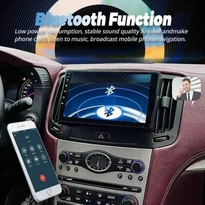 วิทยุติดรถยนต์ขนาด 9 นิ้ว สำหรับ Infiniti G25 G35 G37 ปี 2004-2013 ระบบ Android 15 พร้อมระบบนำทาง GPS, Auto CarPlay, เครื่องเล่นมัลติมีเดีย, ติดตั้งบนคอนโซลหน้ารถ, รับประกัน 1 ปี - Product Image 4
