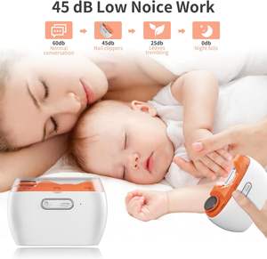 ที่ตัดเล็บไฟฟ้าแบบ3-in-1, ที่หนีบตะไบเล็บไฟฟ้าชาร์จไฟได้ความเร็ว2ระดับที่ปลอดภัยสำหรับเด็กทารกและผู้สูงอายุคลิปอัพเกรด2026 - Product Image 2