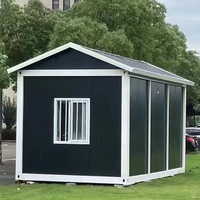 Maisons modulaires démontables à assemblage rapide avec toits en pente, adaptées aux dortoirs de chantiers de construction