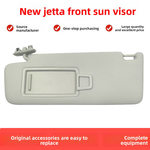 Pare-soleil de pare-brise avant de voiture avec miroir de courtoisie pour VW <span class=keywords><strong>Bora</strong></span> Santana Skoda Octavia, isolation thermique, ajustement personnalisé - Product Image 2