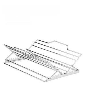 Parrilla ajustable de acero inoxidable para pollo asado, parrilla plegable para pollo, horno, rejilla para hornear, malla para barbacoa - Product Image 1