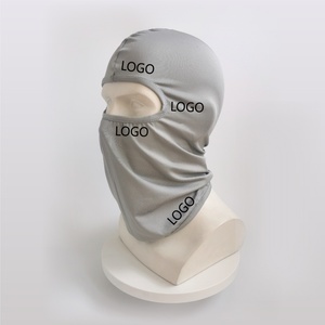Bajo Moq personalizado hombres mujeres seda poliéster bicicleta ciclismo deportes transpirable cara completa cubierta un agujero máscara de esquí pasamontañas - Product Image 4