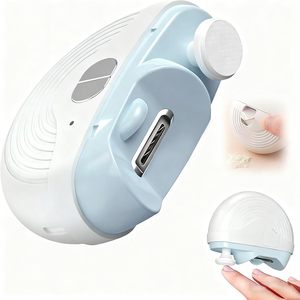 2 in 1 Rechargeable Automatic Rechargeable Electric <b>Nail</b> Clipper With LED Light Fingernail <b>Cutter</b> Polisher for <b>Baby</b> <b>Nail</b> <b>Cutter</b> - Product Image 1