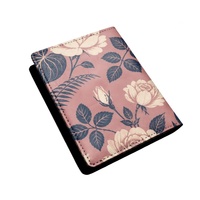Porte-passeport multifonctionnel tropical essentiel pour les excursions insulaires toutes saisons, en PU imprimé, pour les marchandises des vendeurs de festivals