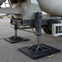 Plaques de support de grue en UHMWPE de 30 mm, résistantes aux chocs et aux huiles/aux chutes de température, pour grues et excavatrices lourdes