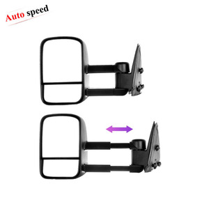 Remolque espejos para 1999-2007 Chevy Silverado GMC <span class=keywords><strong>Sierra</strong></span> 1500 HD 2500 3500HD con convexo vidrio Manual control y telescópicas - Product Image 4