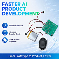 Haut-parleur IA PCBA avec WiFi BLE, deux microphones, chargement Type-C, assistant vocal et développement logiciel personnalisé