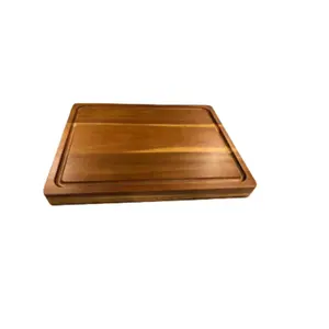 Food Grade Mineral Oil Custom Wood Cutting Board With Juice Groove